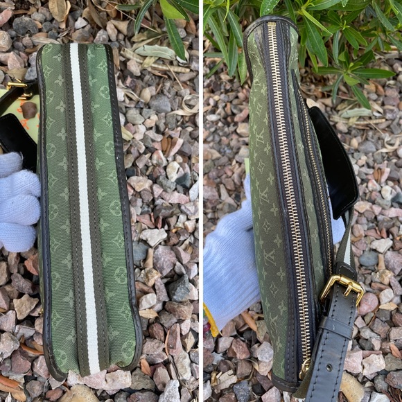 -Authentic Louis Vuitton Mini Lin Pochette Kathleen Bag - Picture 8 of 17